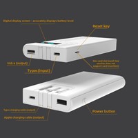 Routeur Wi-Fi portable, batterie externe 10 000 mAh, point d'accès mobile 4G, bandes mondiales, modèle P80M, 222 g, Hongheng Technology, 150 Mbps