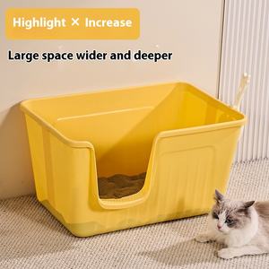 Lettiera Automatica per Gatti di Alta Qualità, Ecologica, Grande Capacità, Struttura Cava, Design con Cassetto in Plastica, Facile da Pulire - Product Image 4