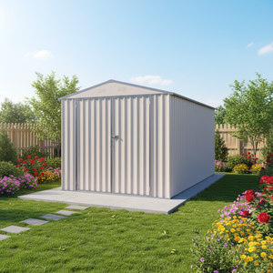 G0808-H180-2H <span class=keywords><strong>Caseta</strong></span> Metálica de Almacenamiento para <span class=keywords><strong>Jardín</strong></span>, Cobertizo Exterior Grande con Puerta con Cerradura, Venta Directa de Fábrica - Product Image 5