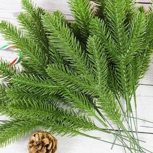 Thường xanh nhân tạo Cây giáng sinh trang trí màu xanh lá cây nhựa thông chi nhánh & cây xanh bền linh hoạt trang trí lễ hội - Product Image 2
