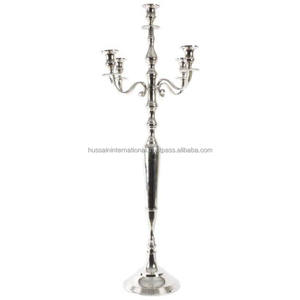 เชิงเทียนและที่ตั้งอลูมิเนียมทำด้วยมือสำหรับตกแต่งโต๊ะแต่งงานทำจากโลหะ - Product Image 6