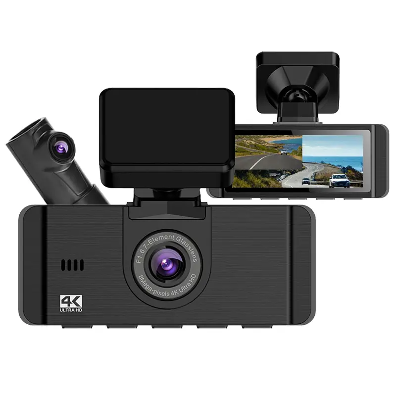 Câmeras de carro 1080p 2k 4k, câmeras de estacionamento com wi-fi e gps, monitoramento de fábrica adas, mm, câmera frontal e traseira 4k
