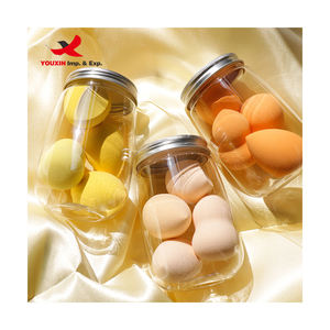 Éponge de maquillage ronde colorée à bas prix pour approvisionnement mixte, avec boîte d'emballage personnalisée et étui - Product Image 2