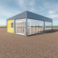 Maison conteneur modulaire préfabriquée DXH sur mesure, démontable, pour hôtels, cabanes de plage, bars, cafés, chambres et salons