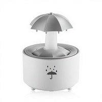 Diffuseur d'arômes rotatif en forme de parapluie, humidificateur à gouttelettes d'eau, brumisateur USB, brume fraîche, télécommande, pour la maison et le bureau, en plastique