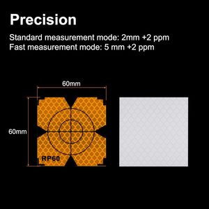 Hochs ichtbare reflektierende Band vermessungs ziele für Total station für die Außen markierung - Product Image 6