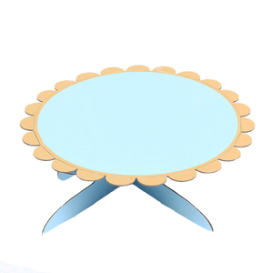 Dudukan kue sekali pakai berdiri kertas karton Bronzing lapisan tunggal untuk dekorasi pesta ulang tahun pabrik peralatan kue - Product Image 5