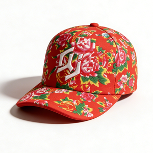 قبعات جولف مع شعار مخصص طباعة 5 ألواح قطنية ثلاثية الأبعاد بشعار مخصص - Product Image 1