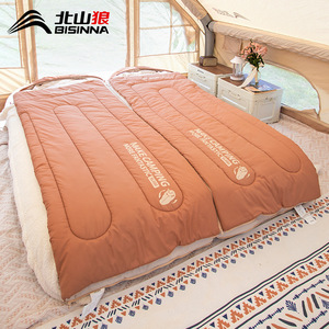 Northland Envelope Sleeping Bag 1.2kg Orange Breathable Adult Outdoor 4 Season Standard Length - Product Image 2