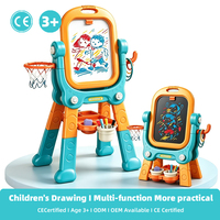 Table d'apprentissage multifonctionnelle en plastique pour enfants Becho Cartoon avec projecteur, tableau de peinture, jouet d'écriture pour l'éducation précoce, ensemble cadeau