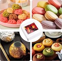 Boîte à savon en papier kraft avec fenêtre transparente, idéale pour l'emballage du pain, des bonbons, du chocolat, boîte cadeau pour mariage