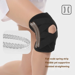 Genouillère antidérapante Boer pour hommes, soulagement <span class=keywords><strong>de</strong></span> la douleur liée à la déchirure du ménisque et à l'arthrite, support professionnel réglable pour la stabilité <span class=keywords><strong>de</strong></span> la rotule - Product Image 4