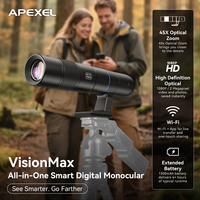 Objectif téléobjectif Apexel 150X, objectif de caméra de téléphone haute puissance, accessoire d'objectif de téléphone portable pour Android et iPhone et la plupart des smartphones