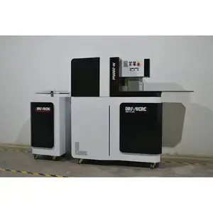 DriveCNC Cnc alüminyum çelik levha katlayıcı 3d tabela Neon burcu yapma kanal mektubu bükme makinesi çentik flanş