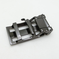 Boucle automatique à dégagement latéral en métal miroir de 35 mm pour ceinture en cuir pour homme