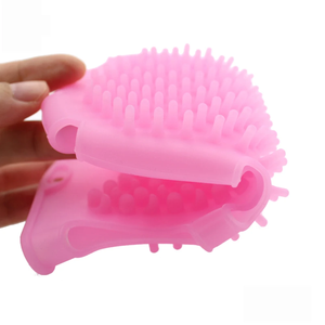 Gant de douche massant en silicone pour le bain, élimination des peaux mortes, brosse corporelle exfoliante pour le soin et le nettoyage de la peau - Product Image 3