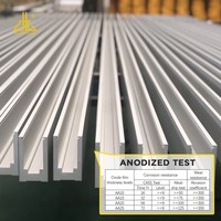Extrusion d'aluminium sur mesure de tous types pour le verre, profilé en H en aluminium, fabricant de presses d'extrusion d'aluminium