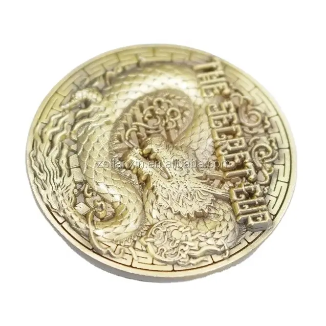 High Quality Direct Factory Cartoon Figure Customization Hard Enamel Pin Zodiac Dragon metal badge animal Lapel pin for cloth