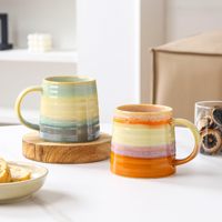 Ensemble de grandes tasses à café en céramique faites à la main de 15.5 oz-Passe au lave-vaisselle à grande poignée