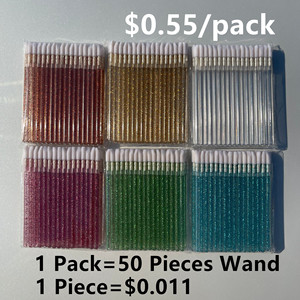 Bán buôn Lip <span class=keywords><strong>Applicator</strong></span> Lint miễn phí DOE chân long lanh rõ ràng dùng một lần Son môi Lip Gloss applicators dùng một lần Lip Brushes <span class=keywords><strong>Wands</strong></span> - Product Image 4