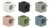 Adaptateur de prise murale Leishen 6-en-1 avec 3 prises, 2 ports USB-A et 1 port USB-C, charge rapide PD25W pour le bureau et la maison