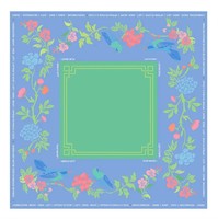 Jeu de Mahjong américain en acrylique bleu clair avec motifs de pattes de chien mignonnes, thème animalier, jeu de société familial, coffret cadeau