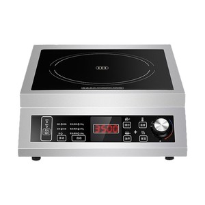 เตาแม่เหล็กไฟฟ้าเชิงพาณิชย์ 3.5 กิโลวัตต์ กำลังไฟสูง หน้าเตาสแตนเลสแบบเรียบ หน้าจอสัมผัสดิจิตอล ประหยัดพลังงาน สำหรับการผัดอาหาร - Product Image 1