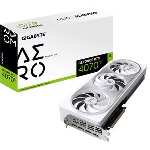 การ์ดจอ RTX <span class=keywords><strong>4070</strong></span> <span class=keywords><strong>Ti</strong></span> <span class=keywords><strong>AERO</strong></span> <span class=keywords><strong>OC</strong></span> 12G สำหรับเล่นเกม PCI Express GDDR6X ระบายความร้อนด้วยพัดลม รองรับการส่งสัญญาณภาพความละเอียดสูง สำหรับตัดต่อวิดีโอ - Product Image 1