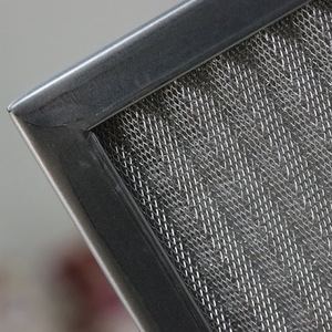 Filtre en maille métallique Jingjiu 450x450x15mm, filtre purificateur d'air en acier inoxydable lavable - Product Image 2