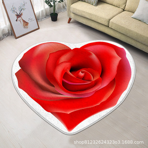 Tapis en forme spéciale, style frais et minimaliste, avec motif diamant doré, pour chaise d'ordinateur, salon, chambre à coucher, coiffeuse - Product Image 2
