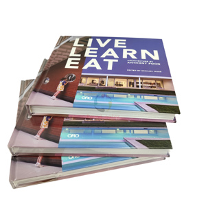 Libro de tapa dura encuadernado con caja de lino de cuero, lámina personalizada, Impresión de libro de tela de lino con tapa dura gráfica de lujo - Product Image 6