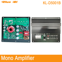 Amplificateur audio de classe D 1CH de haute qualité, carte amplificateur mono pour caisson de basses 12V haute puissance pour voiture