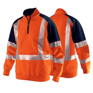 Защитная рабочая одежда с высокой видимостью, светоотражающая Защитная толстовка, Толстовка для мужчин, теплая защитная Рабочая одежда, униформа