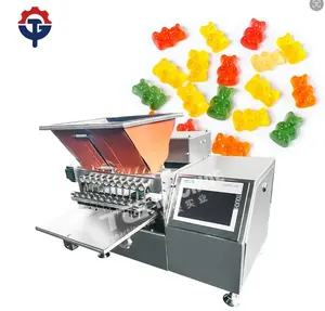 2024 Nueva condición Máquina para hacer dulces de goma multicolor de alta calidad Máquinas automáticas de dulces con cilindro redondo