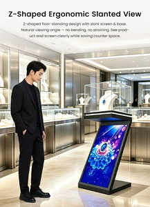 Exhibidor Comercial LED de Diseño USER <span class=keywords><strong>Z</strong></span> con Soporte de Piso y 2 Años de Garantía para Exhibición de Joyería, Bolsos y Artículos en Tiendas - Product Image 6
