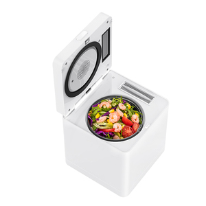 Composteur de déchets alimentaires de cuisine électrique domestique Revêtement de poêle antiadhésif Filtre à charbon actif Acier inoxydable sec - Product Image 1