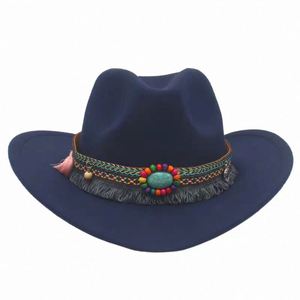 Chapeau de danse tibétain unique de style Potzang avec bord incurvé, inspiré du jazz, pour promotion et fête - Product Image 4