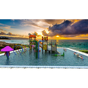 Complesso di scivoli d'acqua a tema balneare perfetto per divertimento appariscente e <span class=keywords><strong>avventure</strong></span> <span class=keywords><strong>acquatiche</strong></span> nelle località balneari - Product Image 2