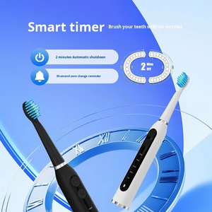Brosse à dents électrique professionnelle avec poignée ergonomique, contrôle <span class=keywords><strong>de</strong></span> la pression pour une <span class=keywords><strong>technique</strong></span> <span class=keywords><strong>de</strong></span> brossage optimale - Product Image 6