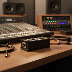 Adaptateur <span class=keywords><strong>audio</strong></span> DMX SNA106 Yinyu RJ45 vers 4 XLR mâle, boîtier en aluminium pour éclairage de scène et <span class=keywords><strong>studio</strong></span> - Product Image 4