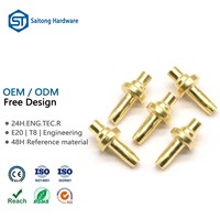 Pin Dowel Kuningan Bertingkat 2mm-4mm Kustom Bersertifikasi ISO 9001, Mesin Presisi untuk Penentuan Posisi Cetakan, Layanan OEM