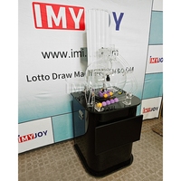 Bonheur électronique chanceux air mélange Jet Loto dessin en ligne nombre aléatoire balles de ping-pong loterie Jackpot Machine de jeu