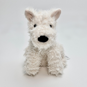 Peluche chiot West Highland White Terrier Jelly Cat pour le soulagement du stress avec rembourrage en coton PP et techniques de lavage - Product Image 6
