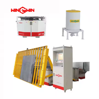 Mesin CNC pemotong Waterjet 3x2 meter, mesin pemotong Jet air meja untuk memotong marmer batu logam dengan mesin pemotong 5 sumbu
