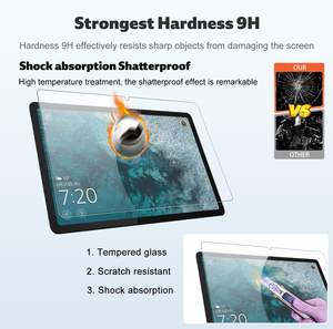 Protector de Pantalla de Vidrio Templado Transparente HD de Dureza 9H para <span class=keywords><strong>Echo</strong></span> <span class=keywords><strong>Show</strong></span> 11 2025, Protector de Cobertura Total para <span class=keywords><strong>Echo</strong></span> <span class=keywords><strong>Show</strong></span> 8 2025 - Product Image 3