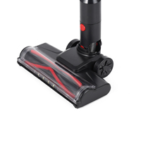 DC 22.2V Brushless 25Kpa 2-en-1 Aspirateur ménager à main avec batterie 2200mAh sans sac pour un usage domestique