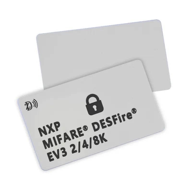 Kustom MIFARE DESFire EV1 EV2 MIFARE DESFire EV3 2K 4K 8K Kartu RFID Chip Nirkontak