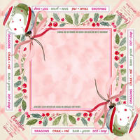 Jeu de Mahjong américain en acrylique rose, 3 jeux de 160 tuiles, thème Noël, avec boule de Noël Casse-Noisette, pour cadeau