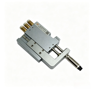 Cylindre pneumatique à glissière guidée en aluminium ultra-mince, alésage 6 mm, actionneur linéaire compact certifié CE pour l'automatisation haute vitesse