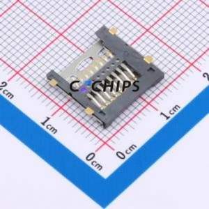 ZX-TF-481.9J SD Card / Memory Card Connector SMD Connector Flip Cover Type MicroSD Card (TF Card) Card Holder 2.9mm - Product Image 2